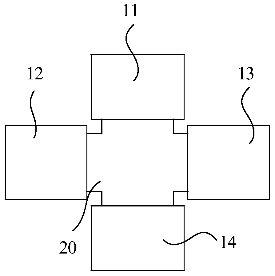 Graphite grounding belt connecting device and graphite grounding belt connecting method