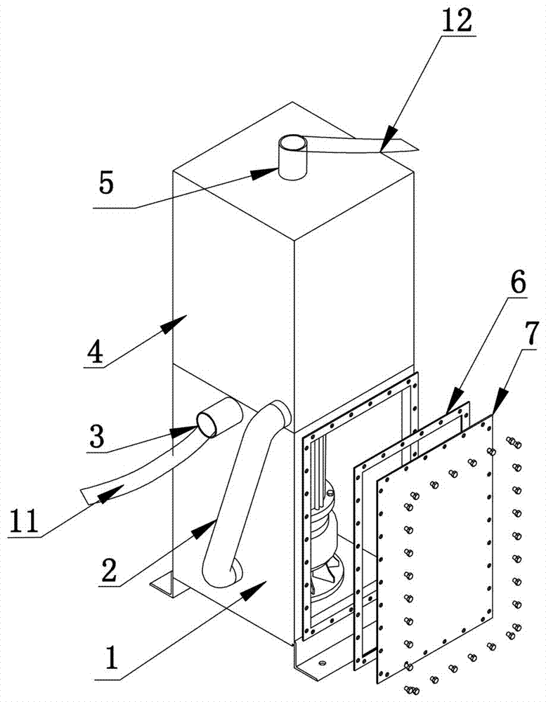 Amphibious sewage pump