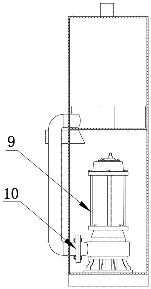 Amphibious sewage pump