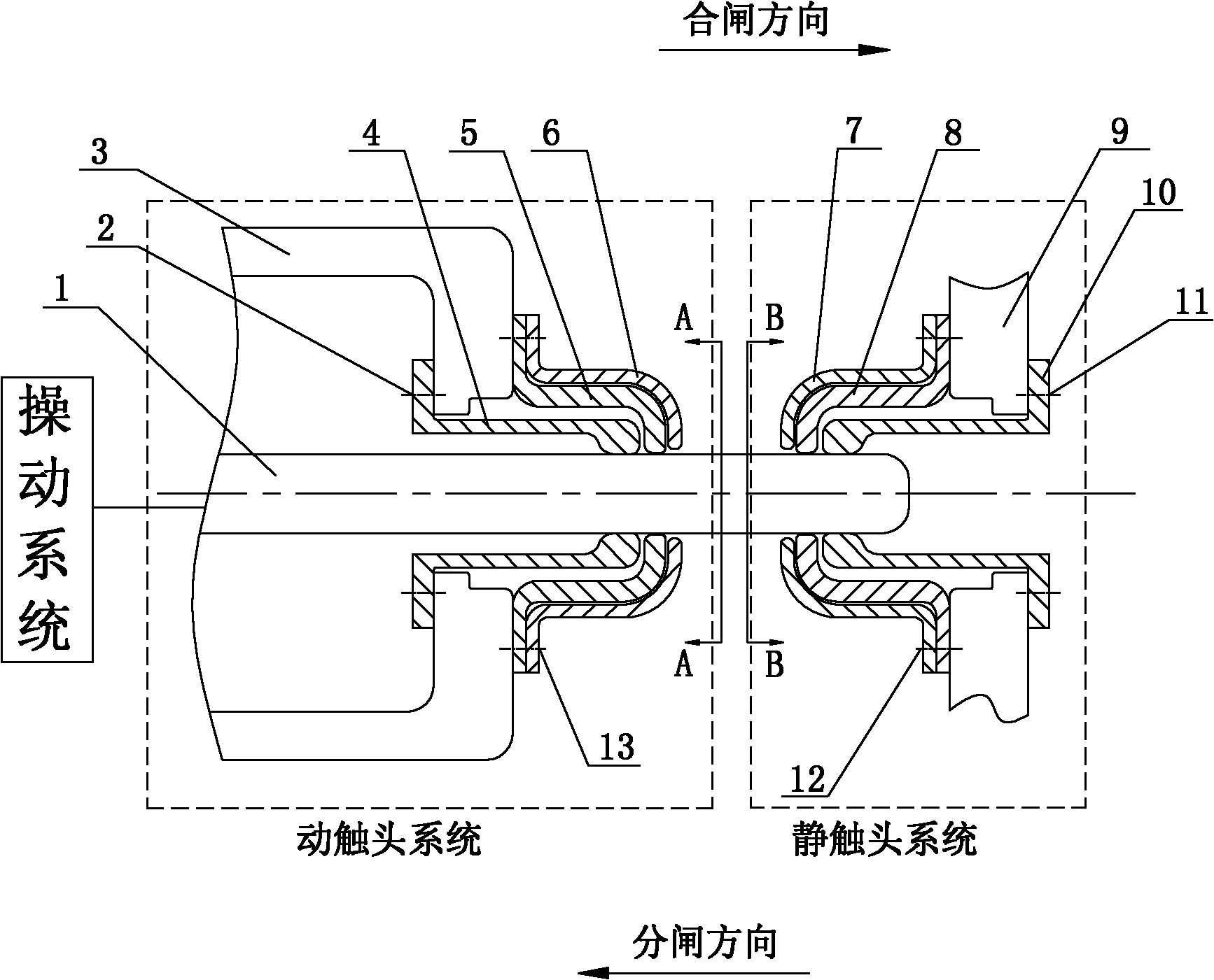 Arc striking device for electrical switchgear