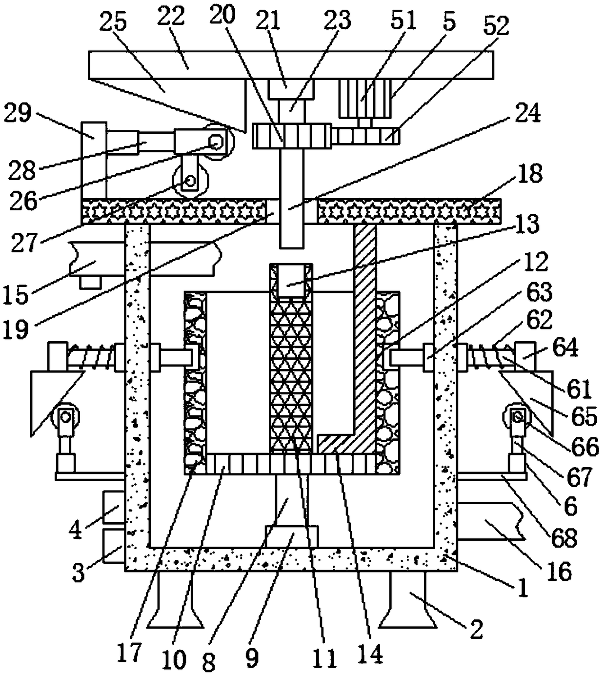 Sewage filtering method for conveniently cleaning sludge