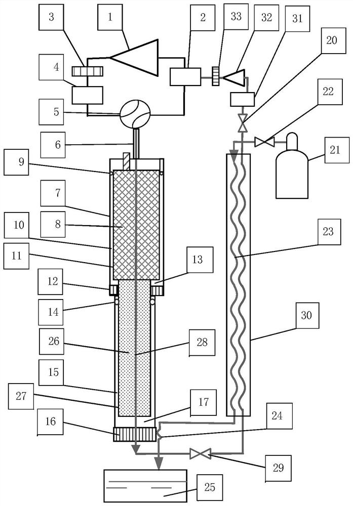 Efficient pre-cooling and liquefying system coupled with expansion mechanism and regenerative refrigerator