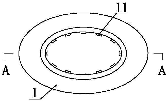 Glass fiber mesh reinforced concrete permanent column formwork and preparation method thereof