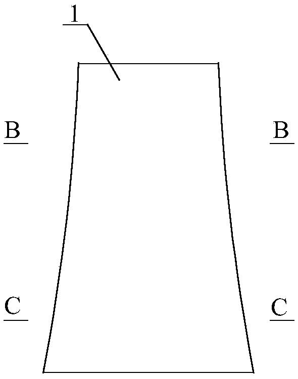 Glass fiber mesh reinforced concrete permanent column formwork and preparation method thereof