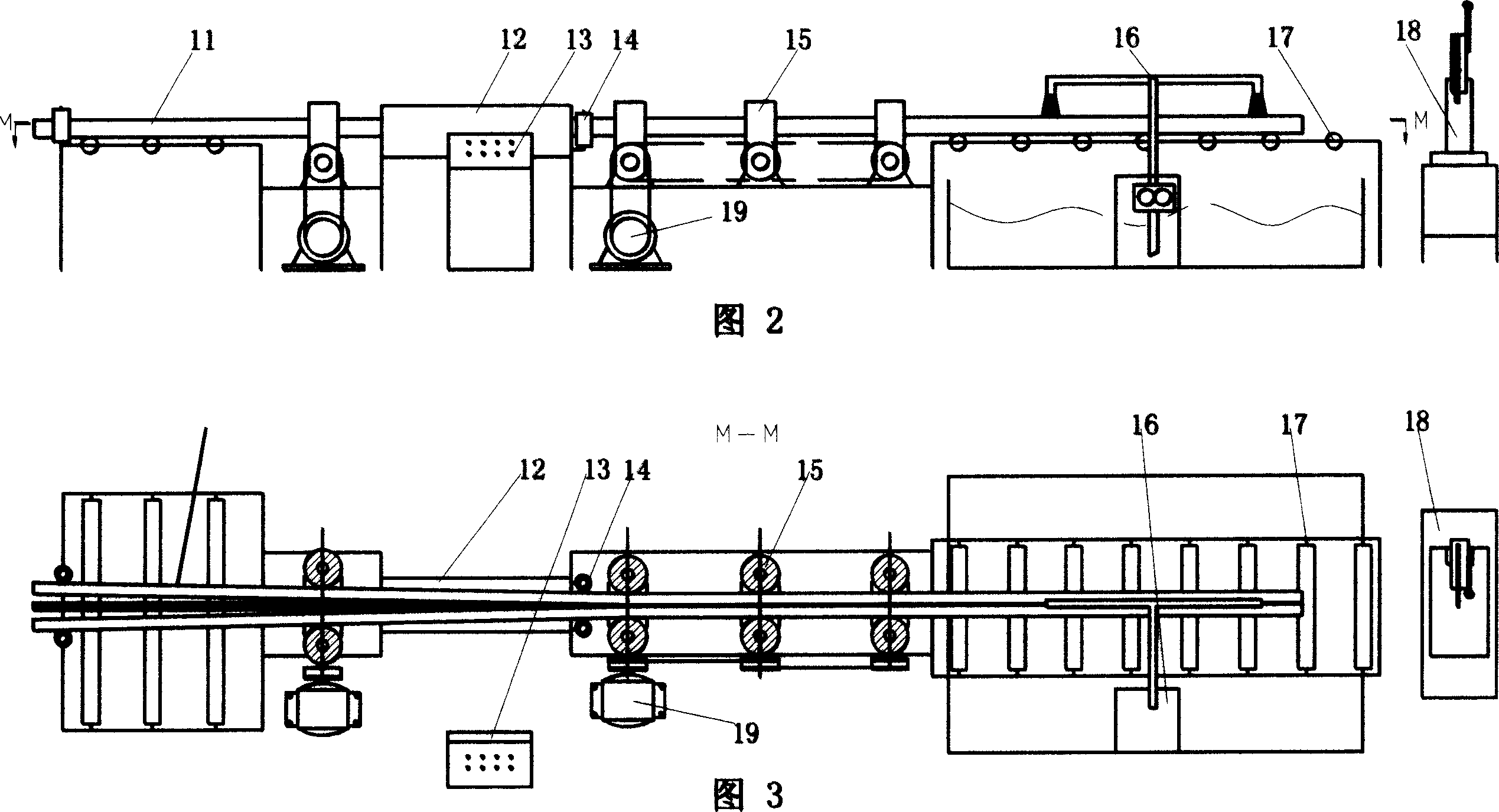 Method for making thermal-insulating steel door window profile