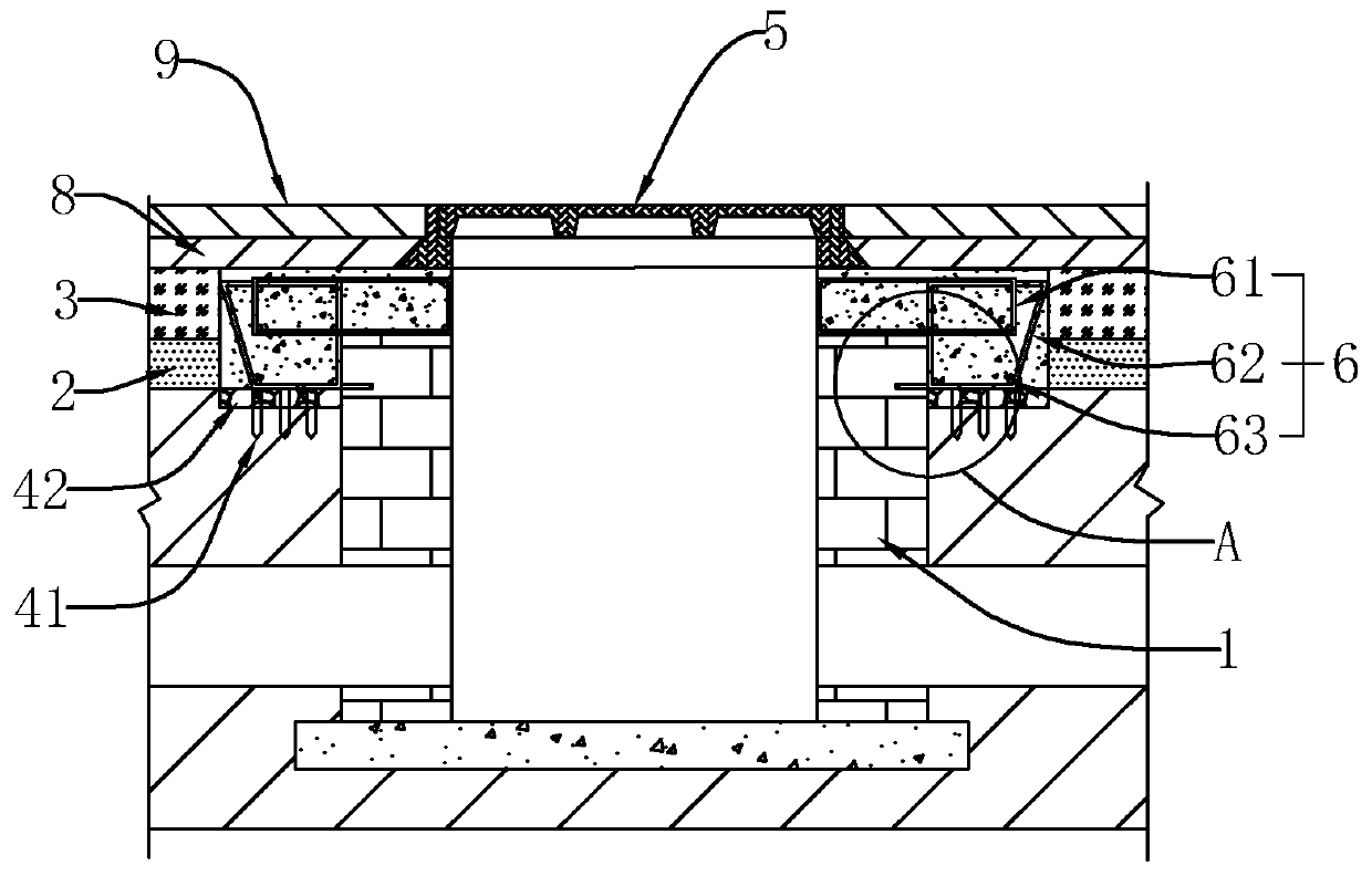 Pavement construction method with inspection well