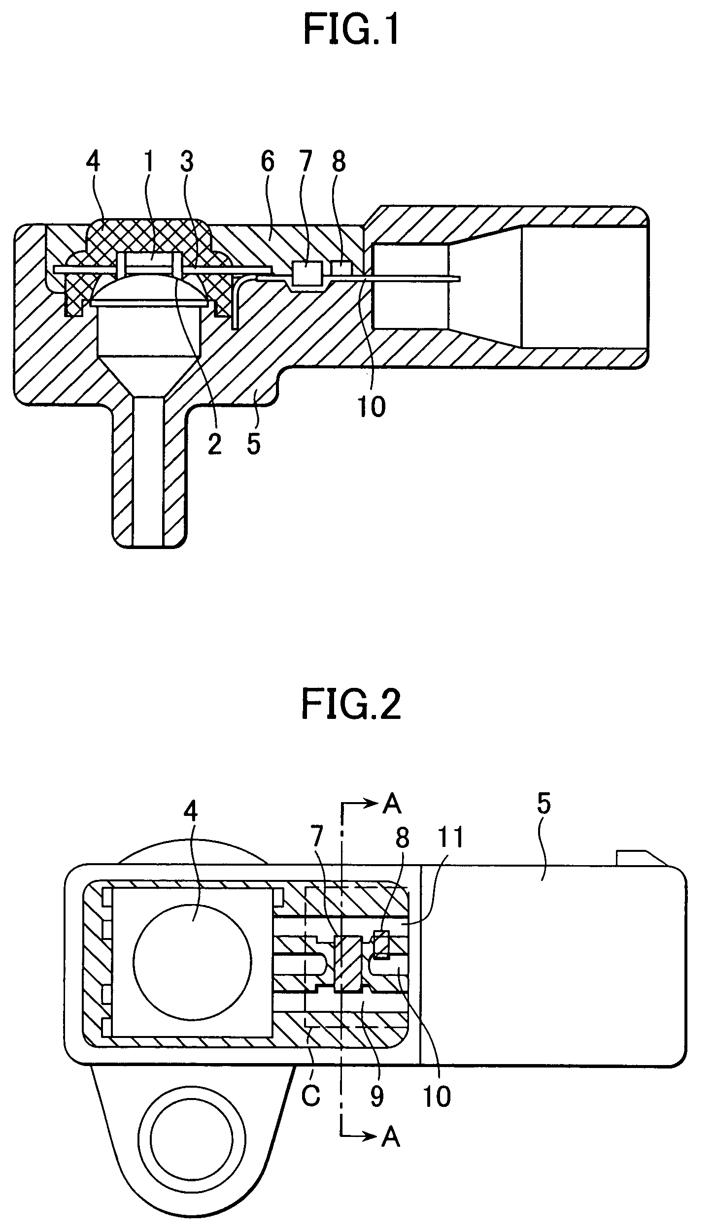 Electronic device and pressure sensor