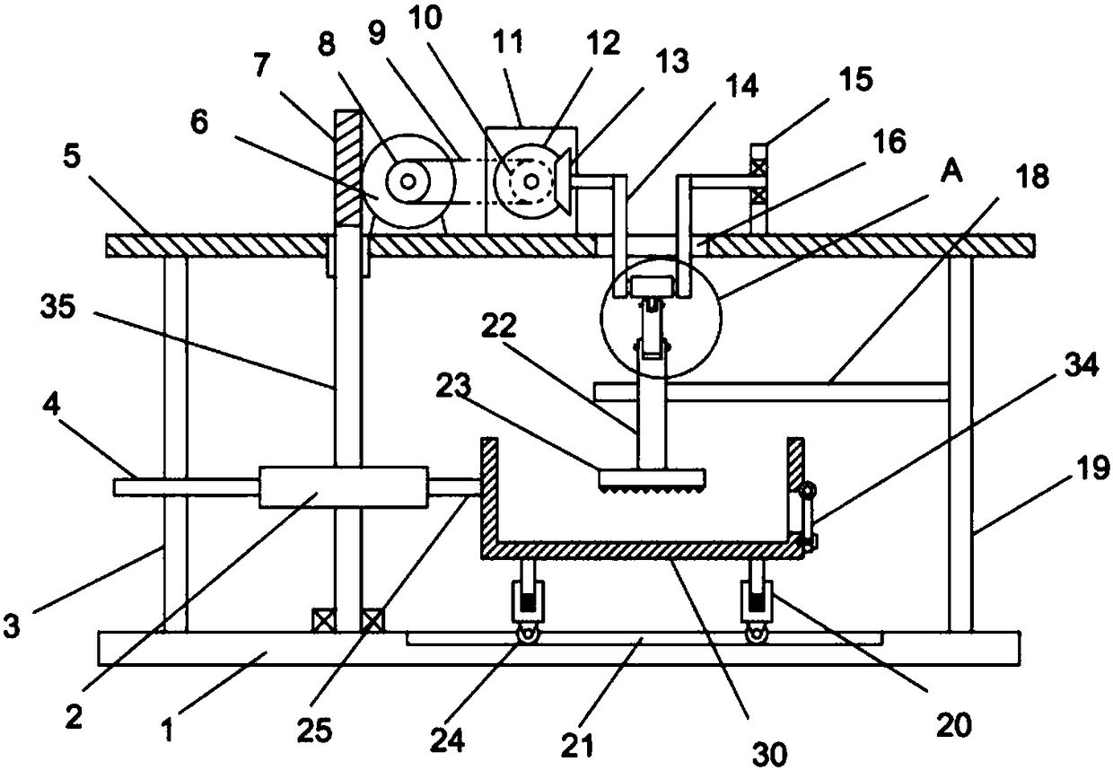 Chinese herbal medicine crushing device for medical treatment