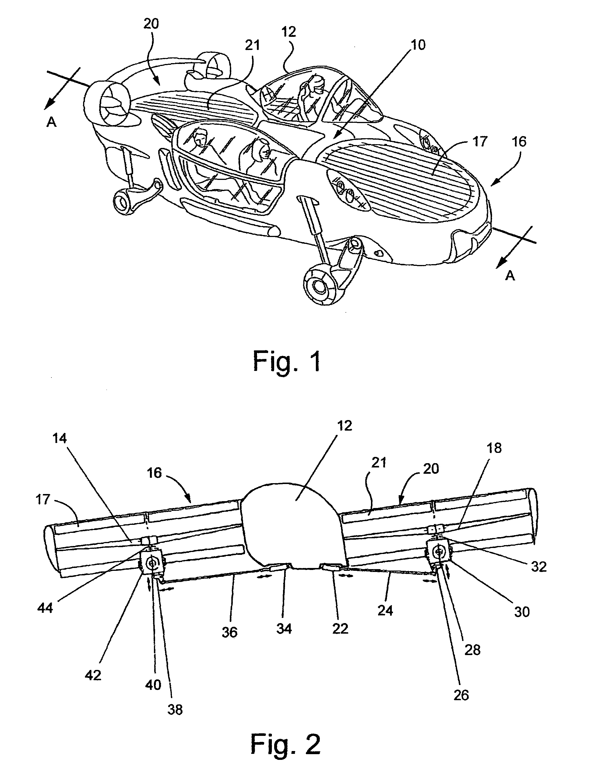 Control flows and forces in vtol vehicles