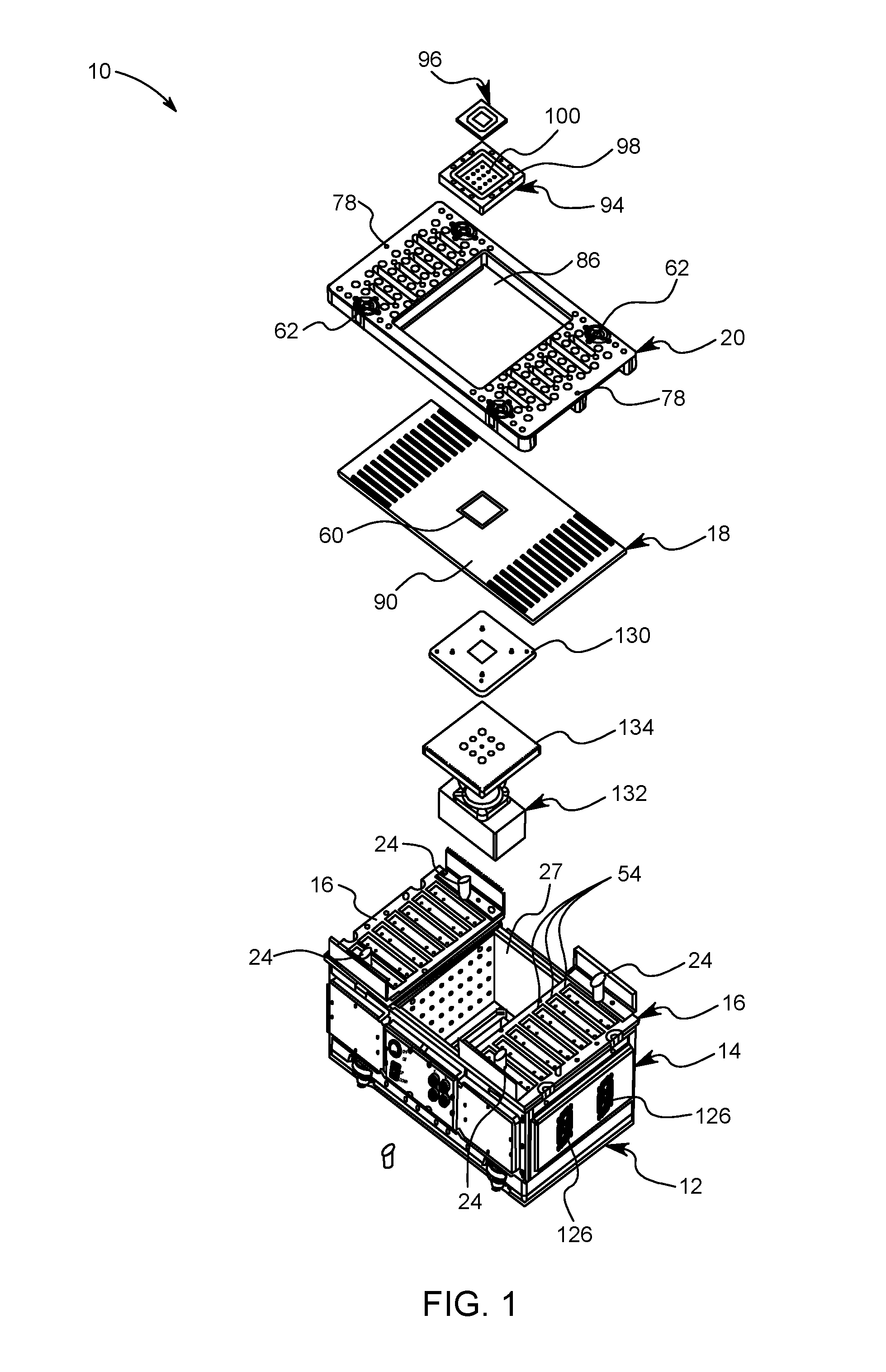 Quick change small footprint testing system and method of use