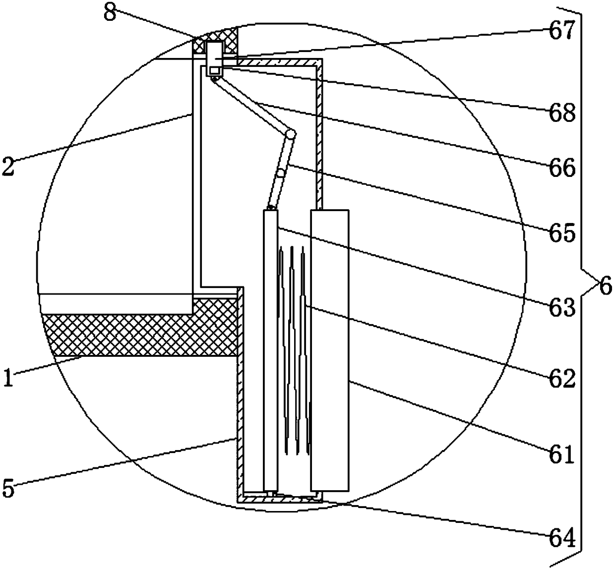 Vehicle-mounted trash can