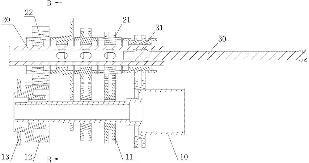 Light-weight speed changing device and bicycle adopting light-weight speed changing device