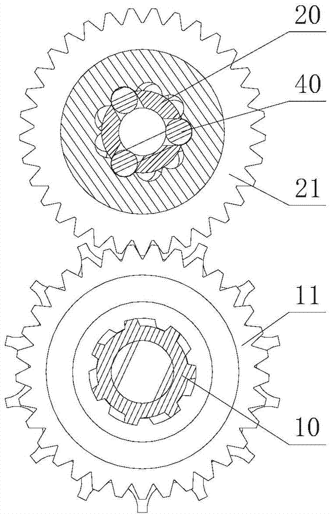 Light-weight speed changing device and bicycle adopting light-weight speed changing device