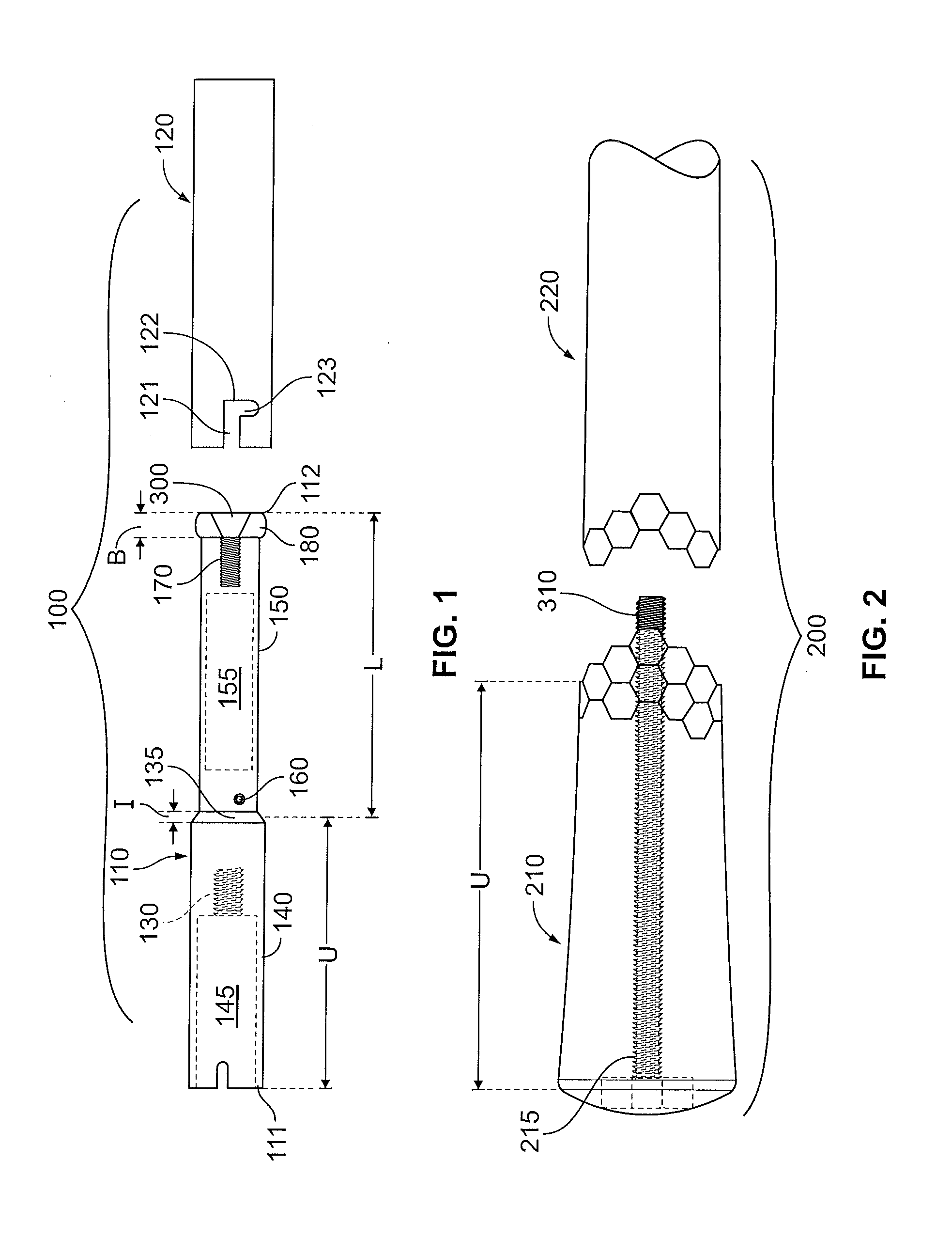 Variable length shaft