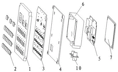 CAN bus integrated switch panel for truck