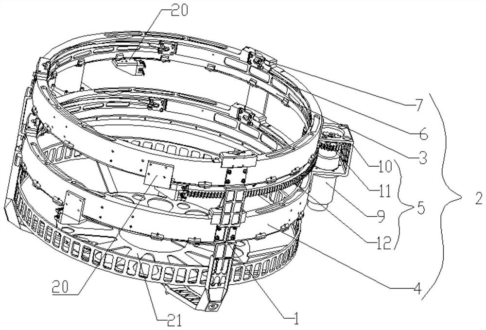 Lasso type space capturing device