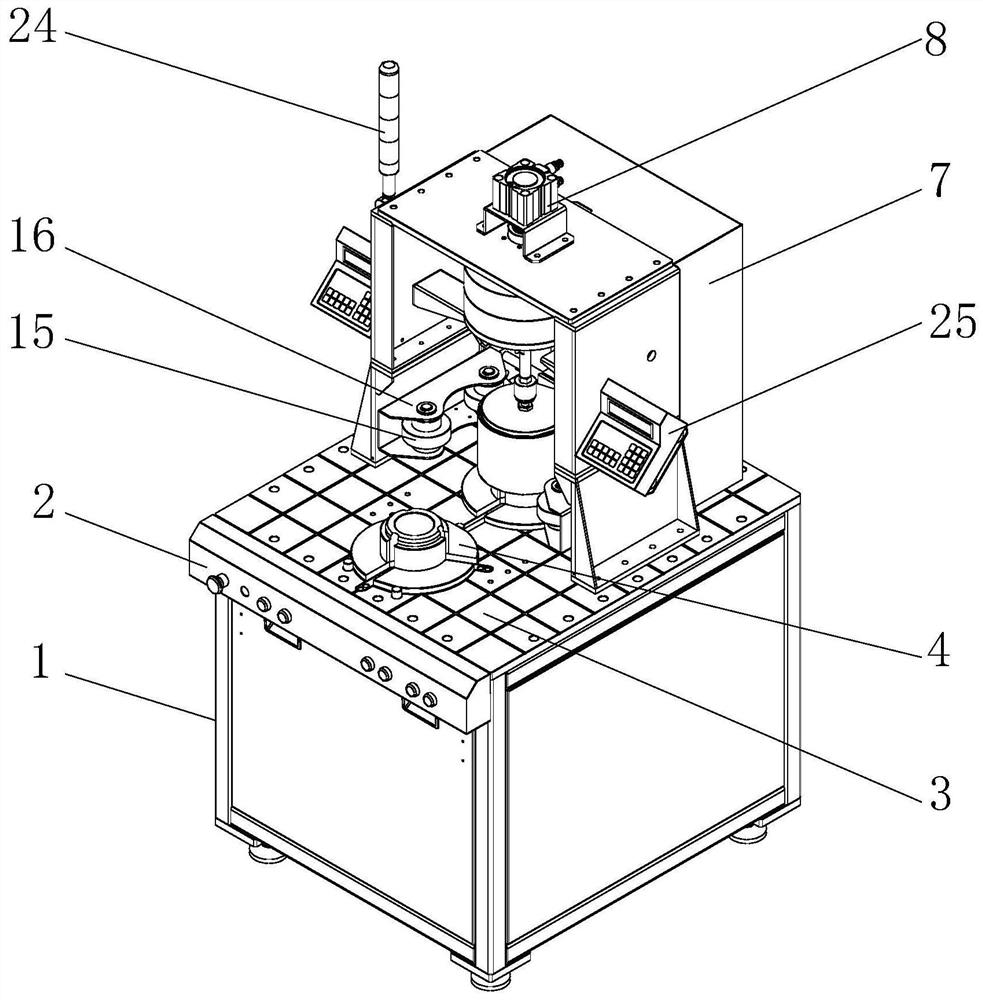 Bearing clearance measuring machine