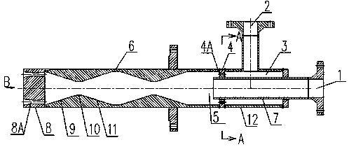 A catalytic cracking feed atomizing nozzle