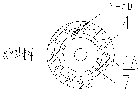 A catalytic cracking feed atomizing nozzle