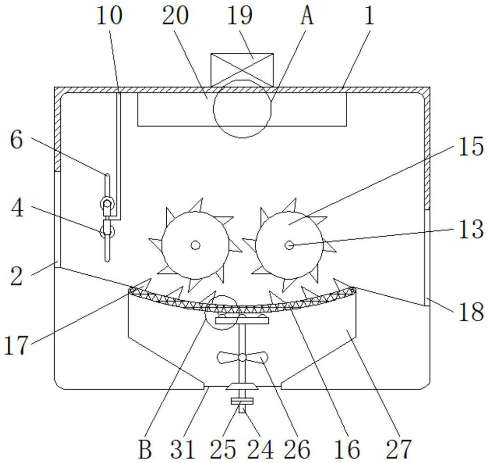 A composite mint fiber towel quilt combing device