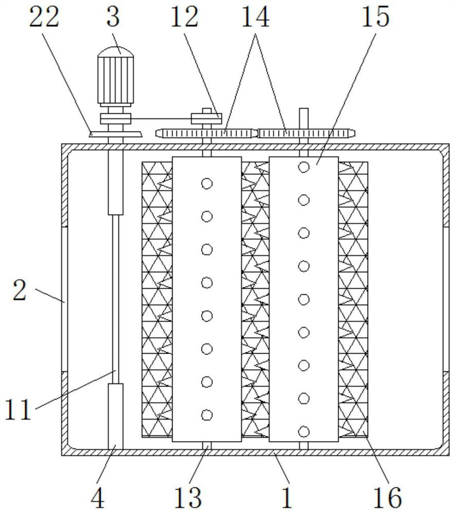 A composite mint fiber towel quilt combing device