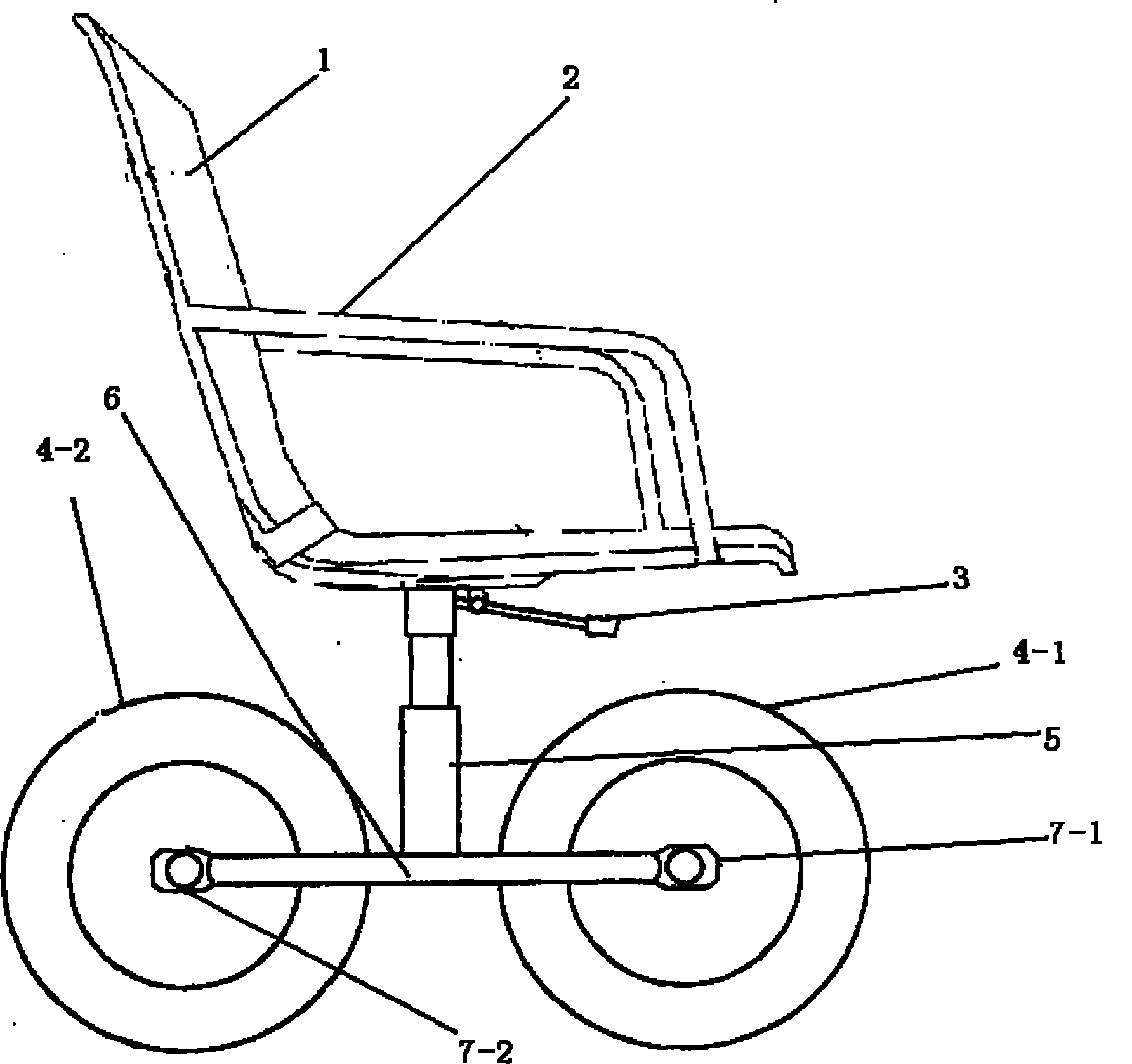 Rolling type chair