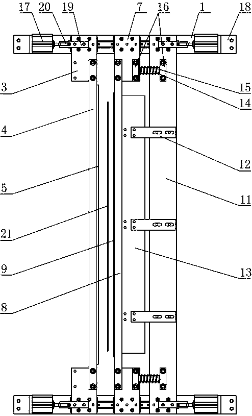 A kind of cutting device of pearl cotton