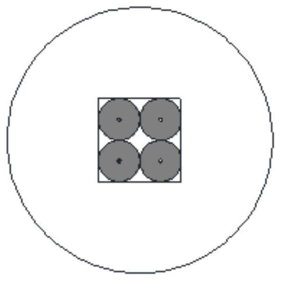 Multi-core optical fiber coupler based on three-dimensional waveguide and preparation method