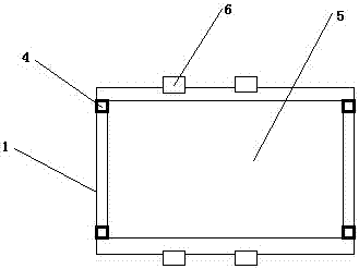 A washing machine panel glass transfer car