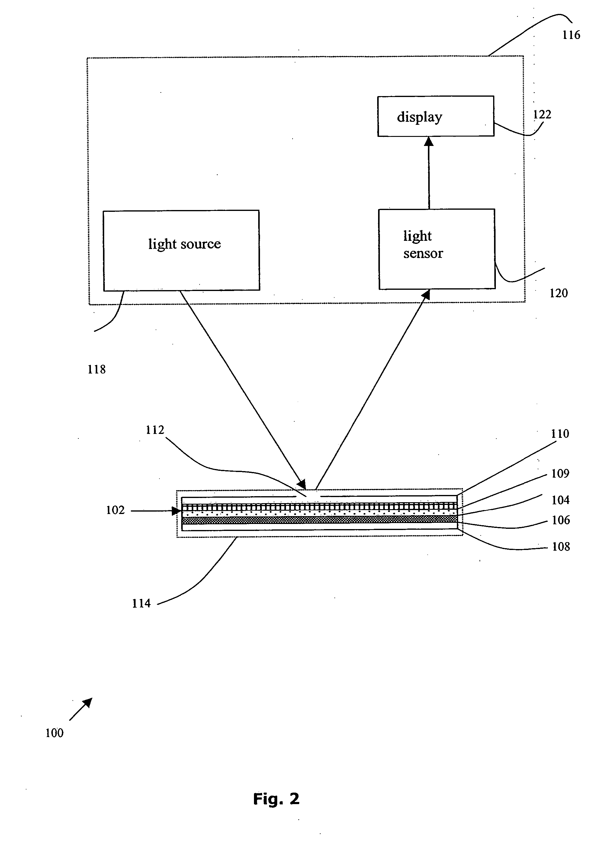 Particle agglutination detection method and device