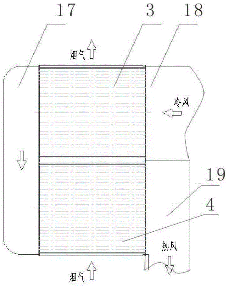 Large gas-fired hot water boiler