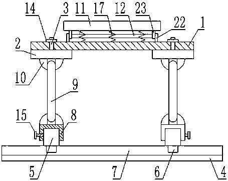 Printing machine scraper multi-directional adjustment device