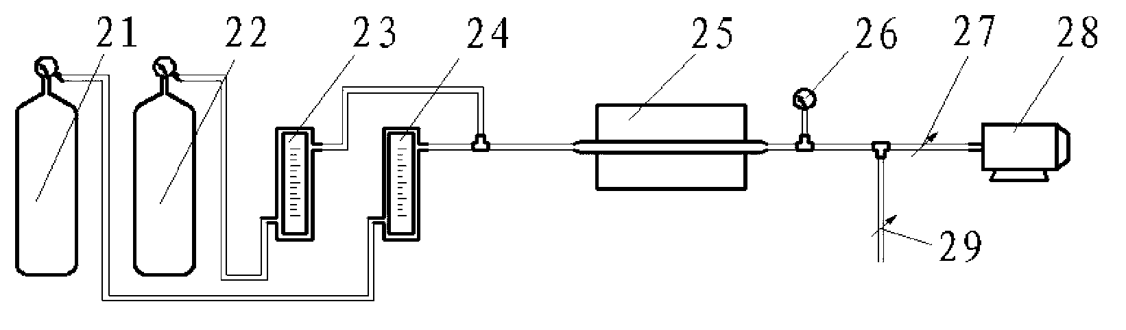 Preparation method of horizontal array carbon nano tube