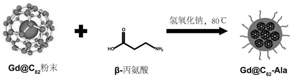 Application of oral fullerene material in preparation of medicine for treating gastric ulcer