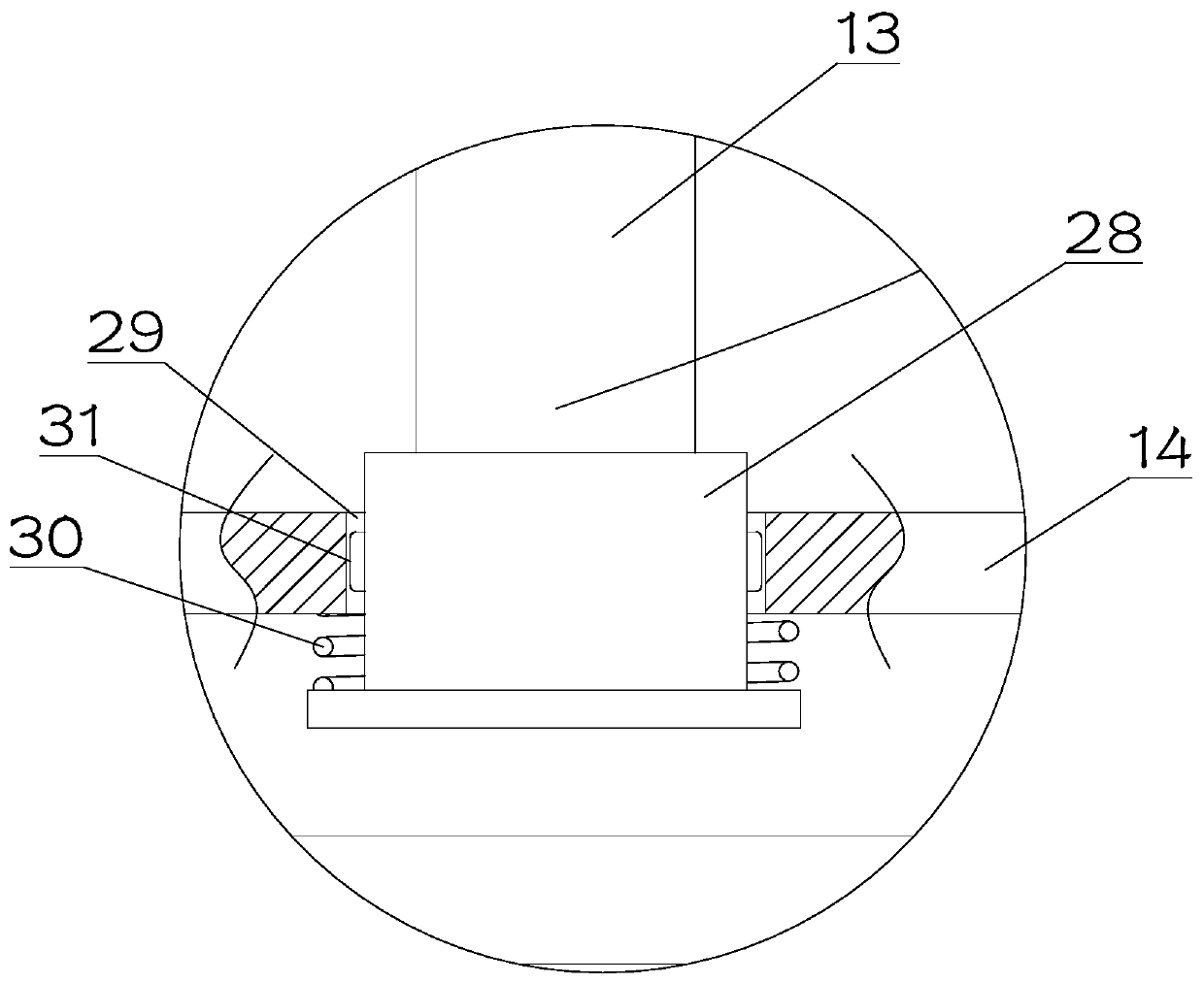 Artificial-intelligence-based feed putting device