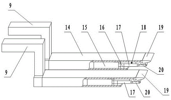 Automatic combined fork arm forklift