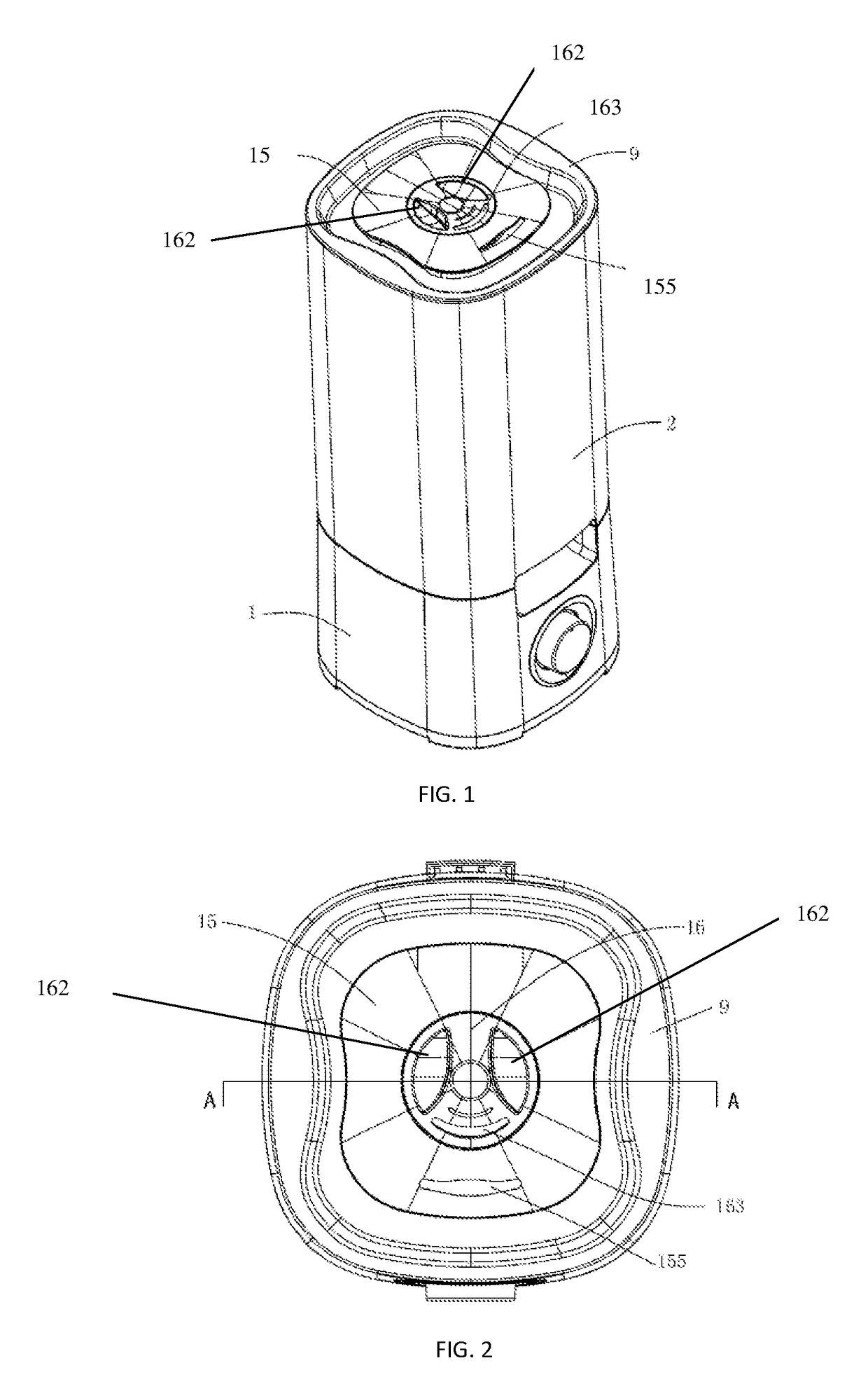 Top-filling humidifier