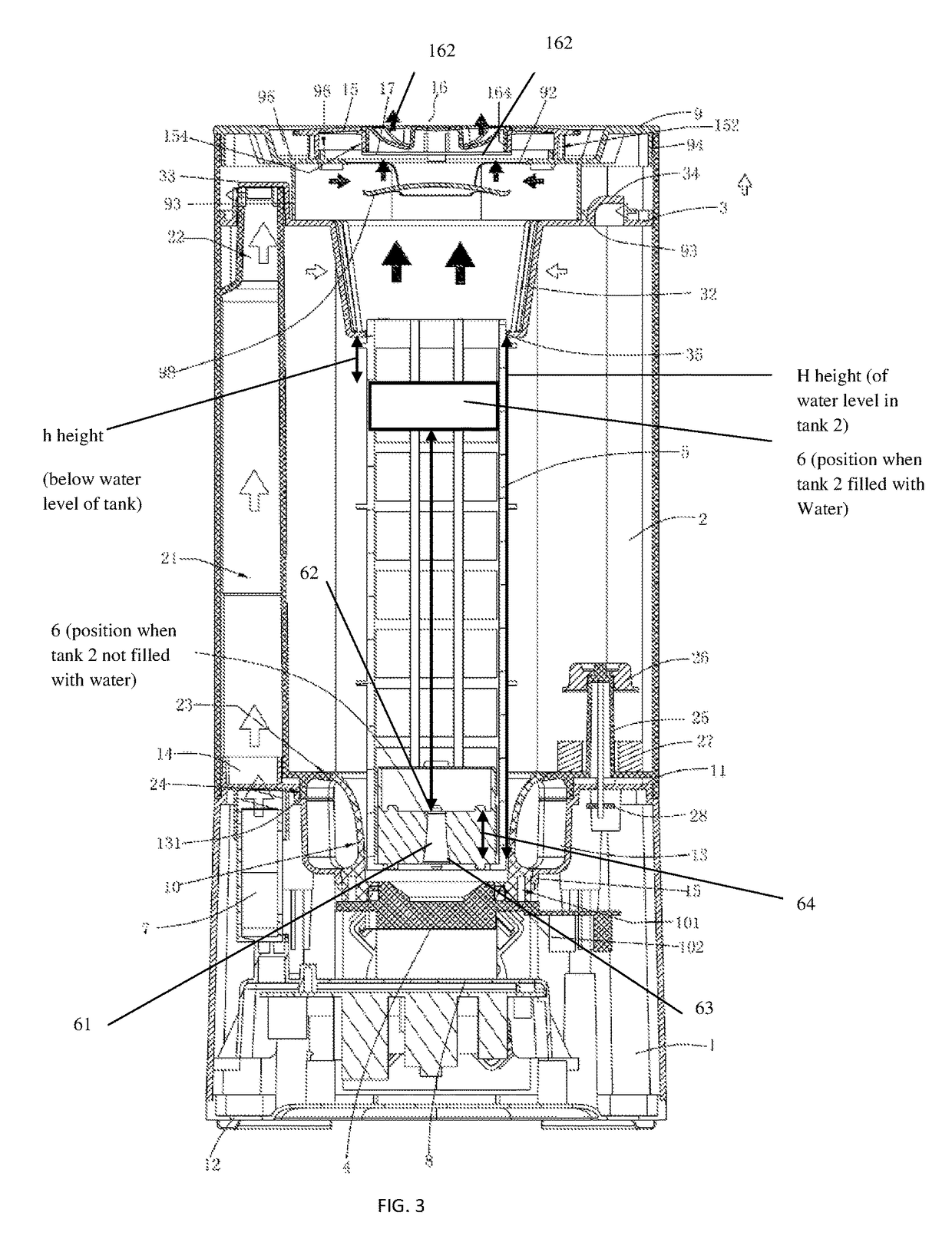 Top-filling humidifier