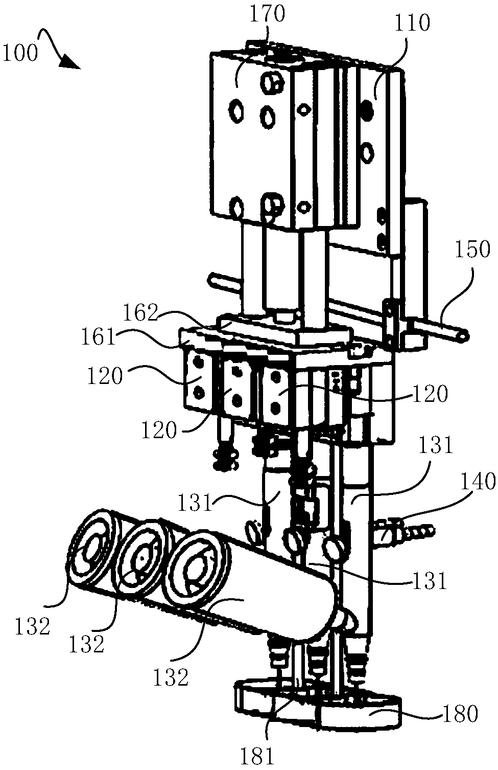 Embroidery machine inkjet device, inkjet control method and system