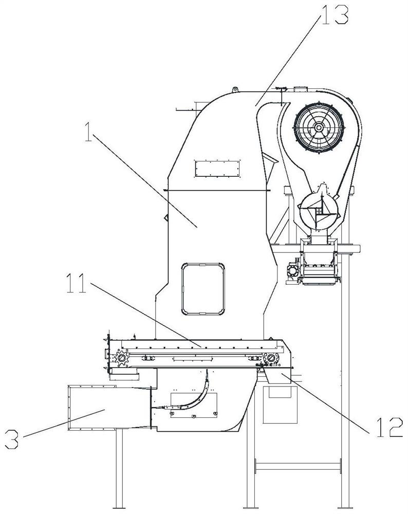 Wind throwing type wind separator