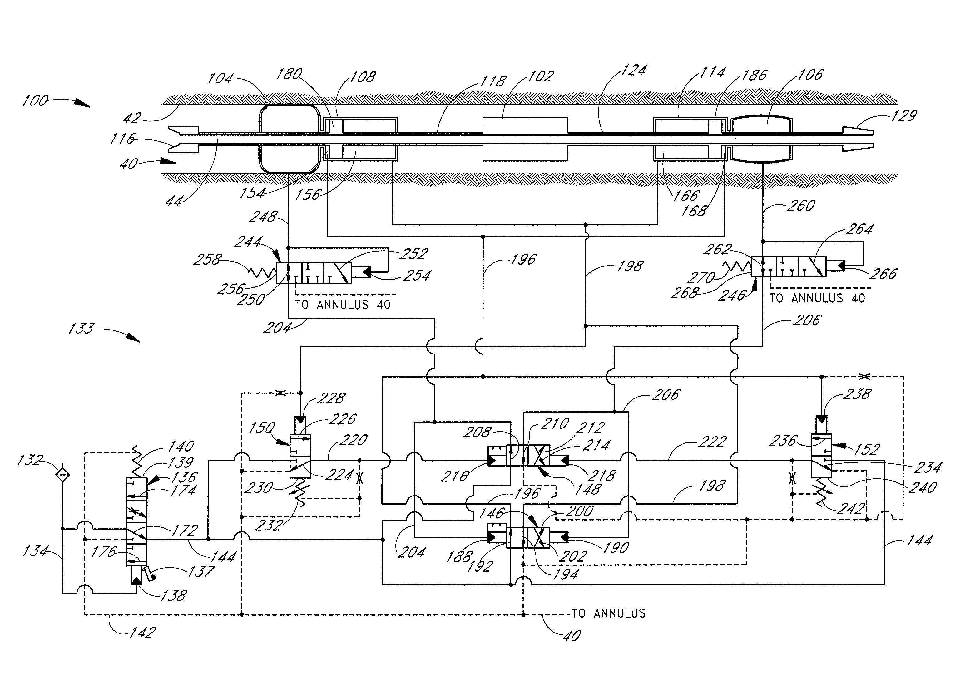 Tractor with improved valve system