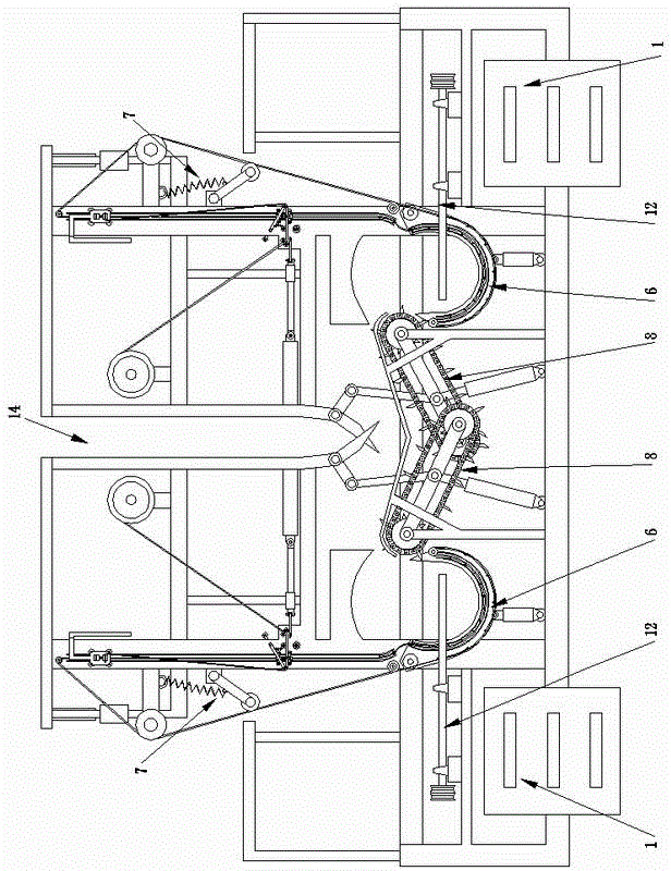 Reed/crop straw harvesting bundler