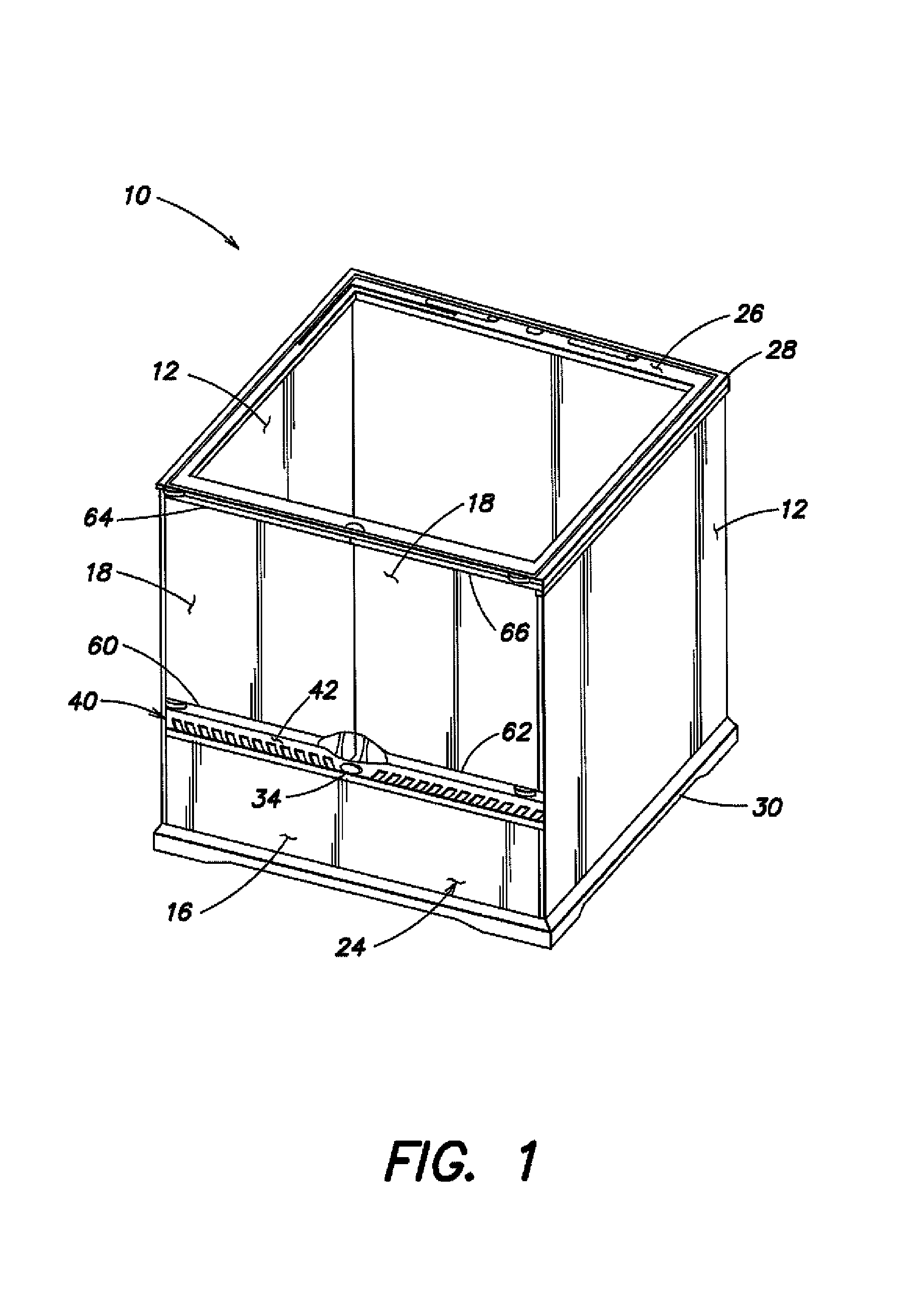 Ventilated terrarium