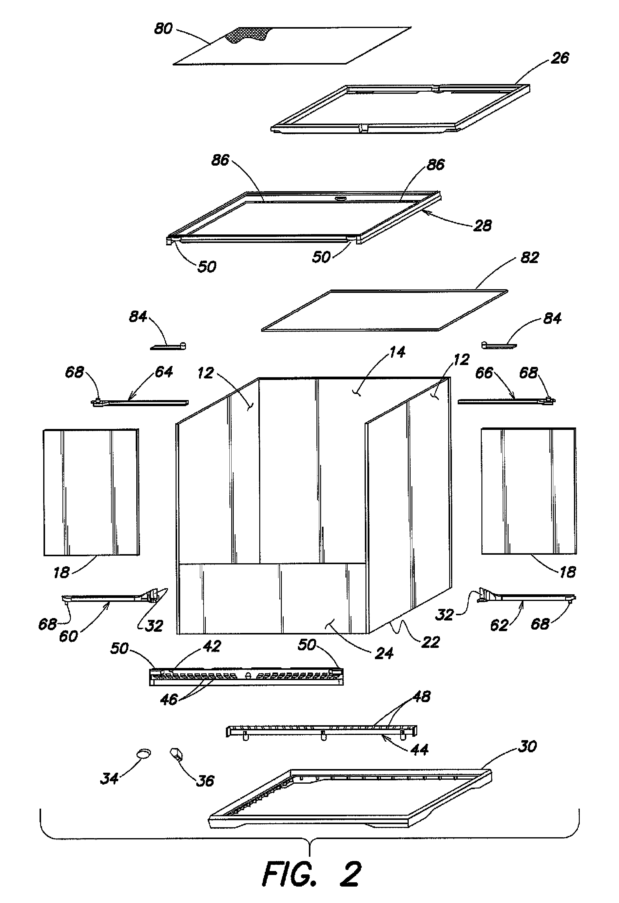 Ventilated terrarium