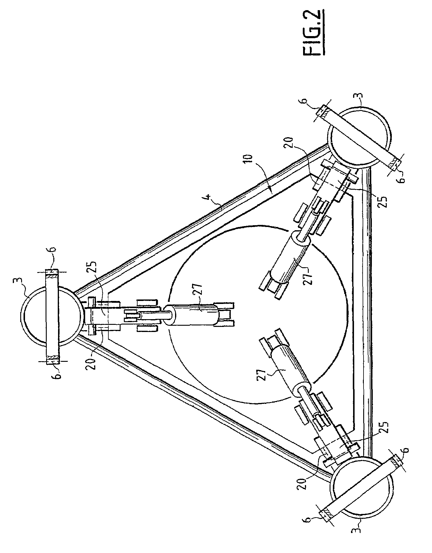 Offshore oil-drilling rig and methods for installing same on an offshore oil-drilling site