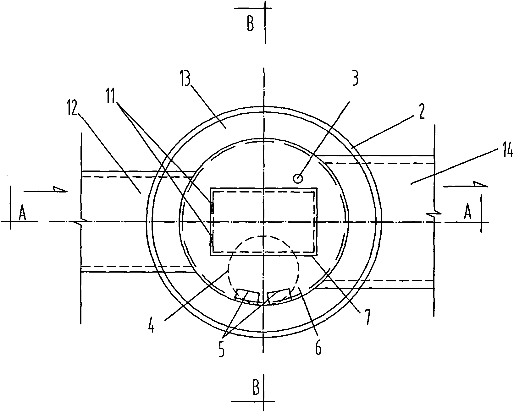 Drainage system used in cities, towns and communities