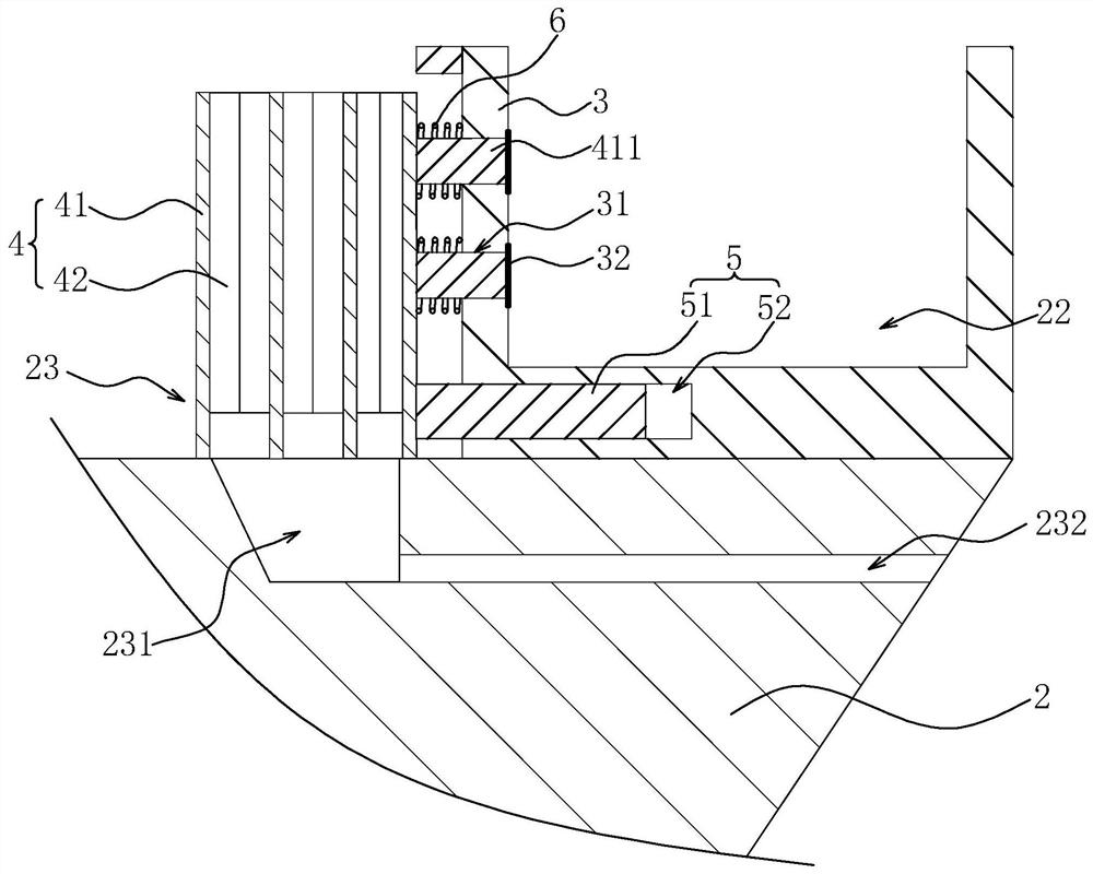 Municipal bridge structure and construction method