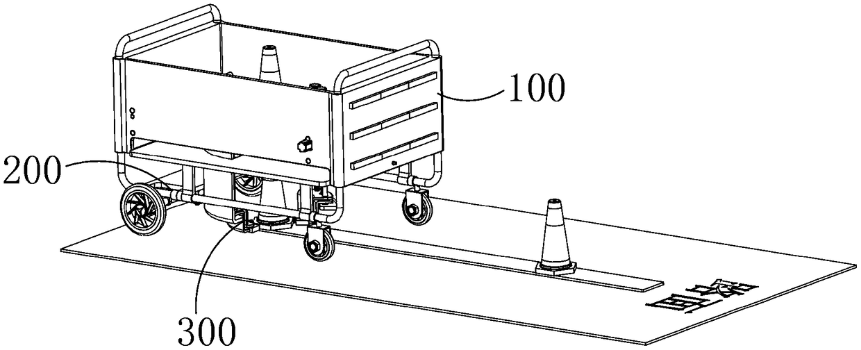 Barricade stacking recycling vehicle