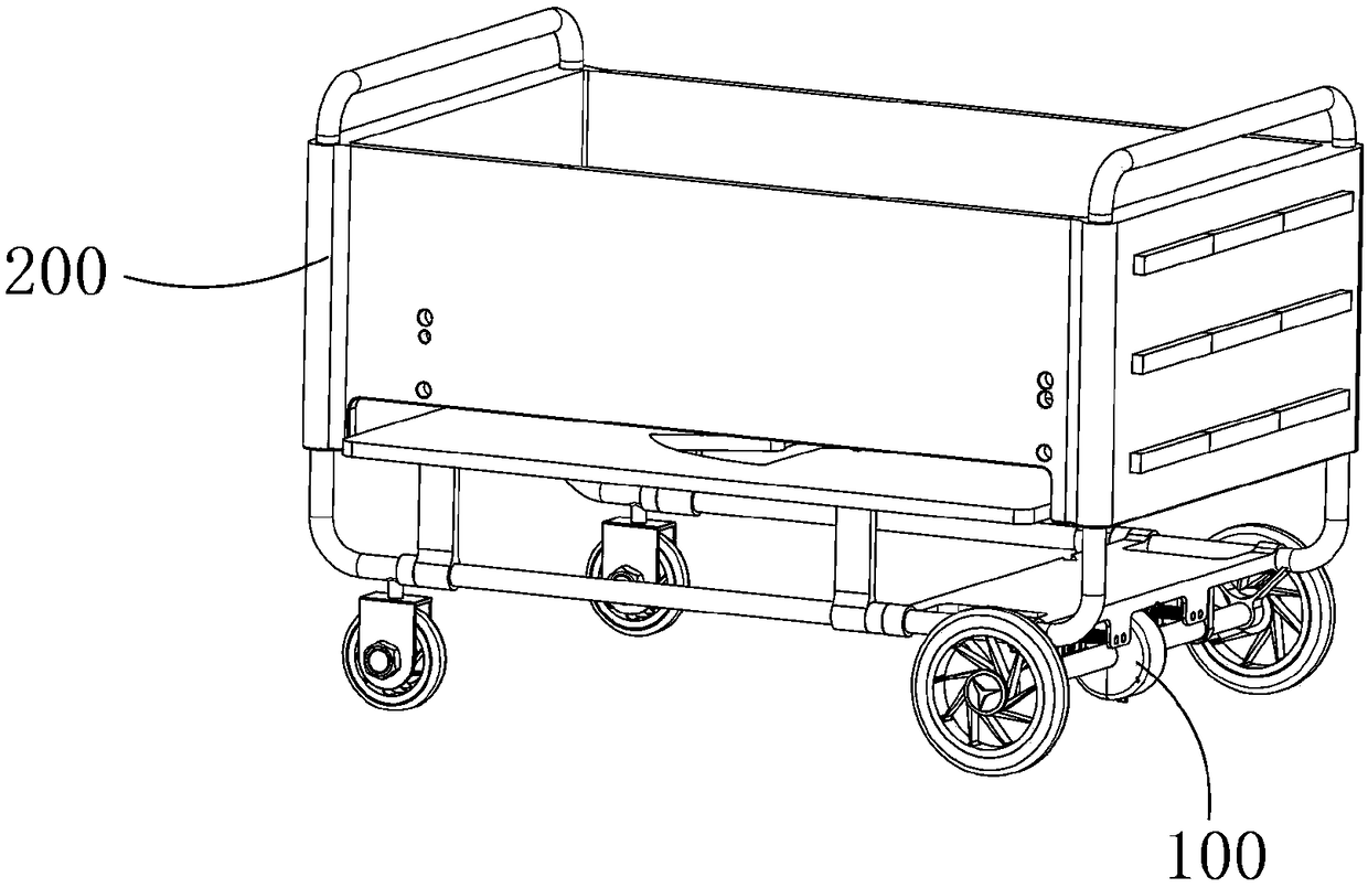 Barricade stacking recycling vehicle