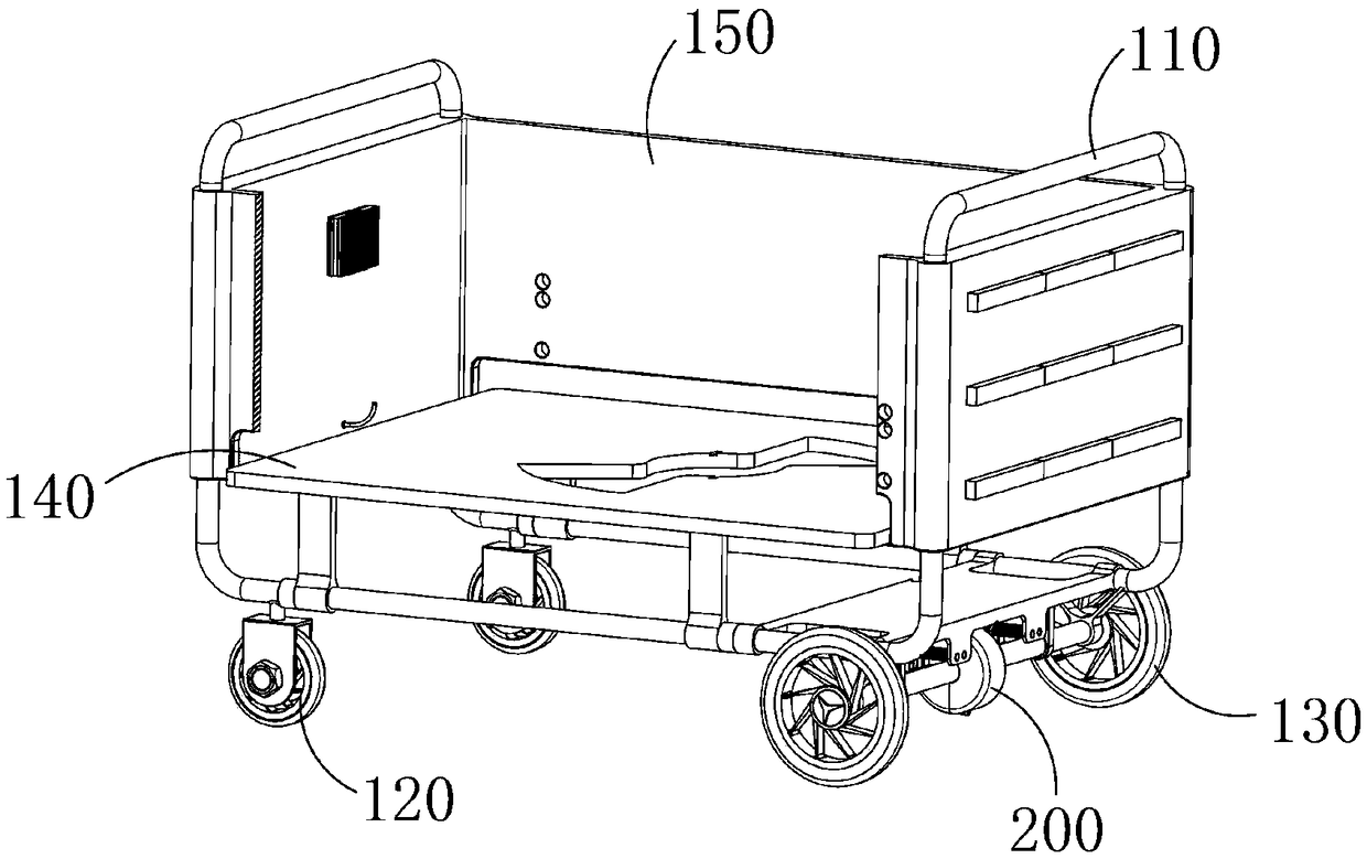 Barricade stacking recycling vehicle